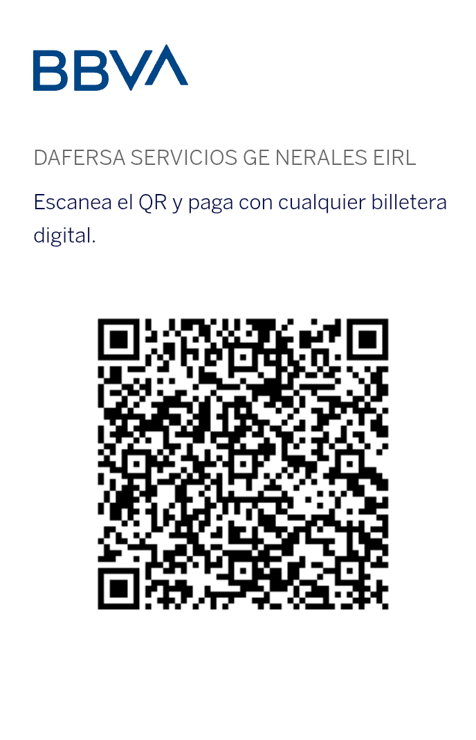Código QR de Yape para pagar